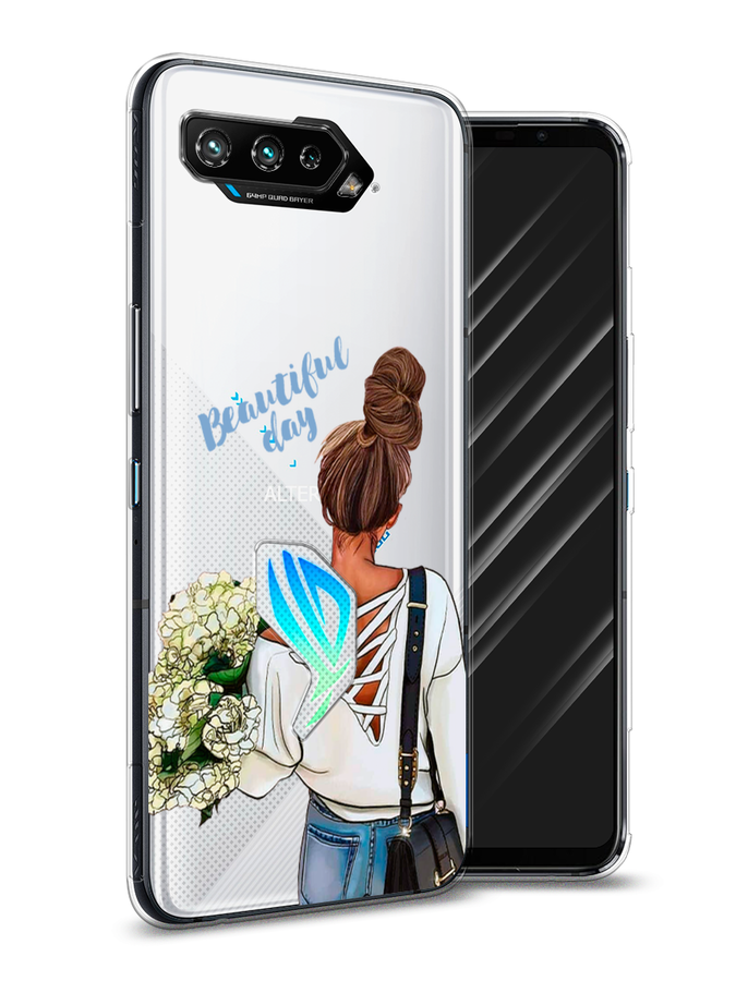 

Чехол Awog на Asus ROG Phone 5S "Beautiful day vector", Коричневый;белый;зеленый, 44550-6