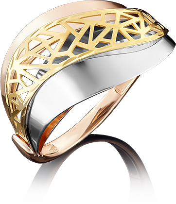 Кольцо из золота р. 20 PLATINA jewelry 01-4801-00-000-1140-48