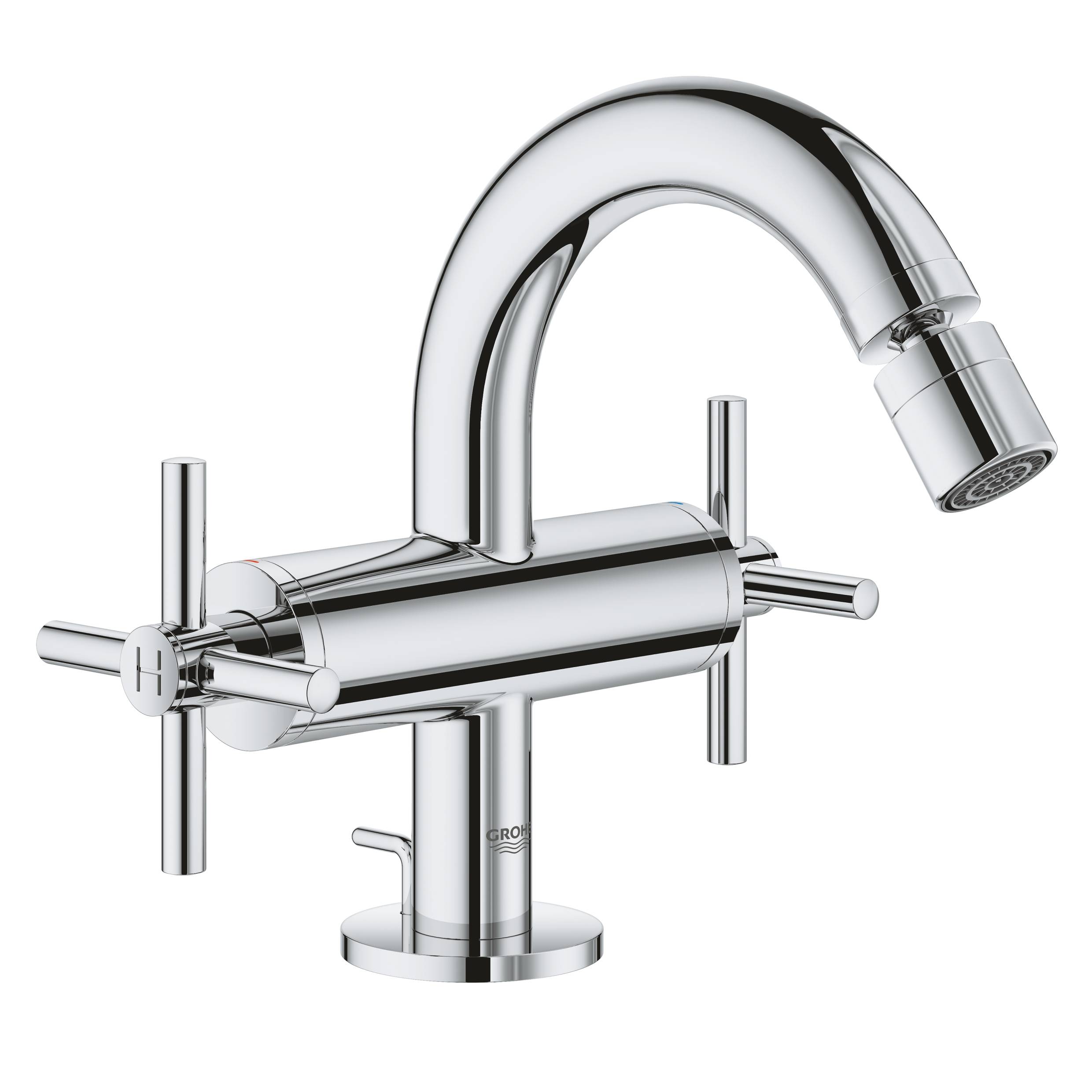 Смеситель двухвентильный GROHE Atrio New для биде на 1 отверстие хром 24027003 64120₽