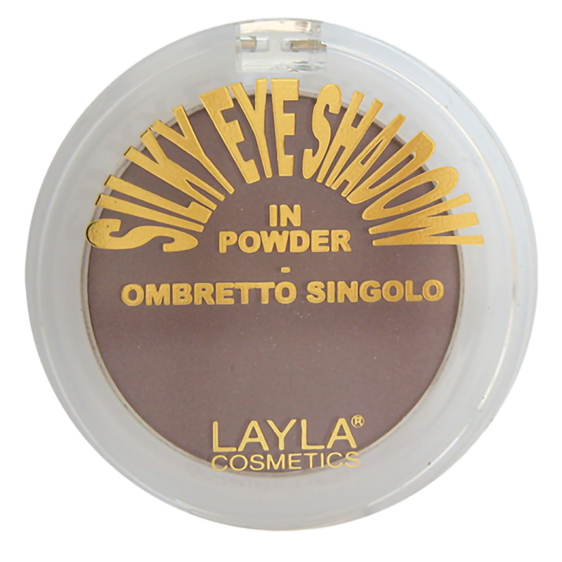 Тени для век сатиновые Layla Cosmetics Silky Eyeshadow серый 1,8 г тени для век shu shading 123 темно серый