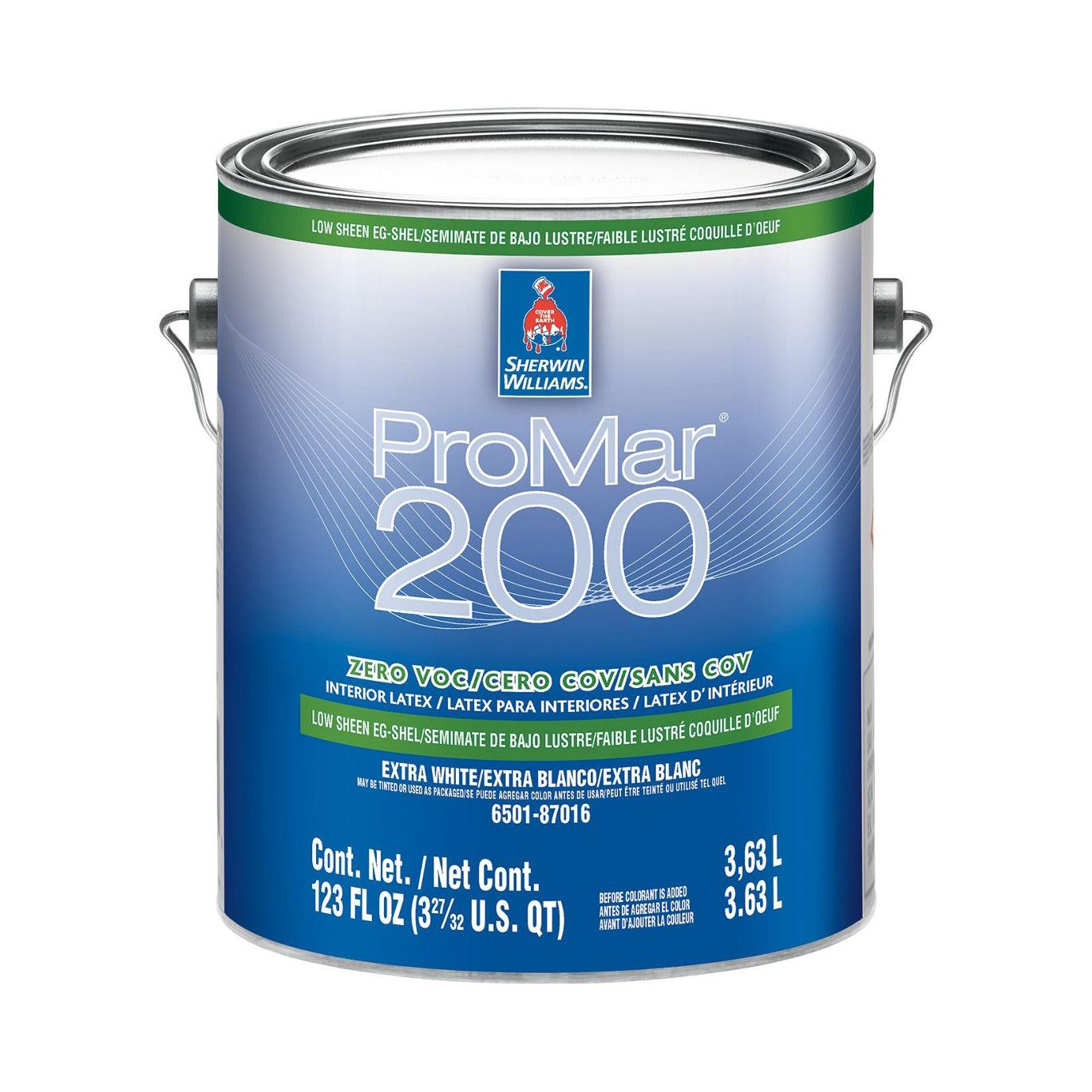 Краска Sherwin-Williams ProMar 200 Zero VOC Interior Latex 3,8 л