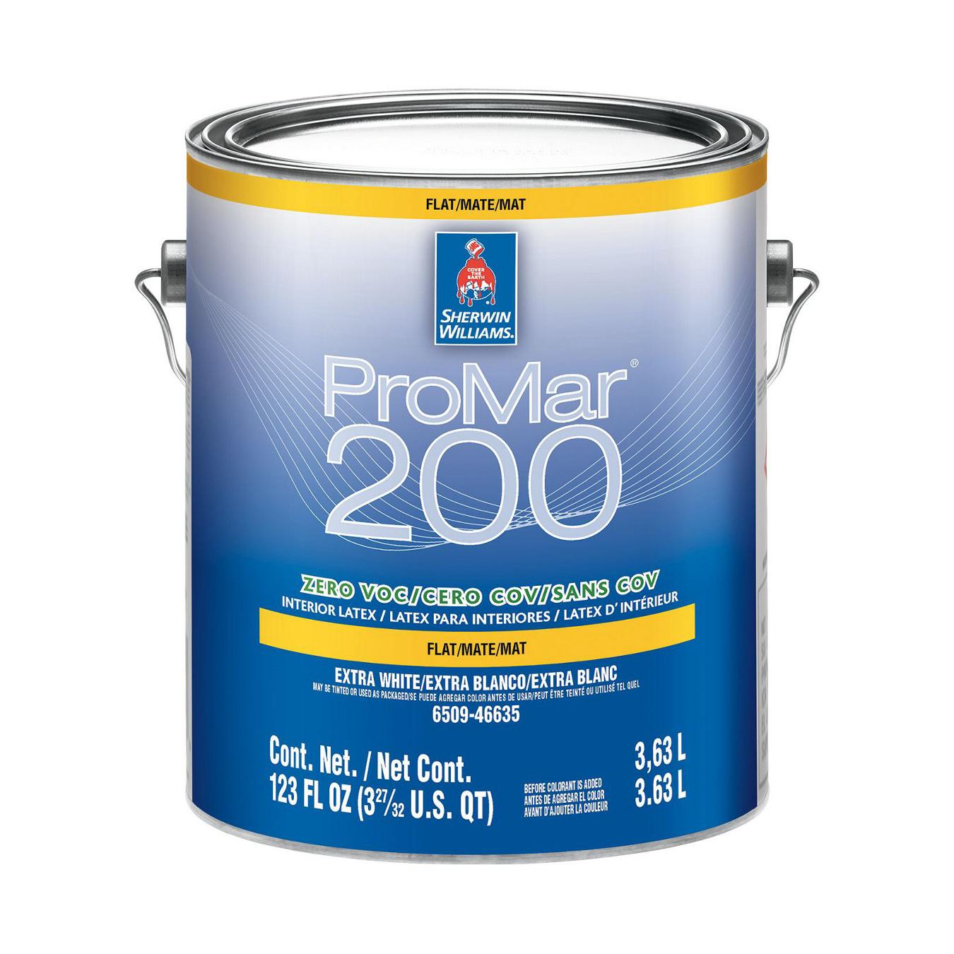 Краска Sherwin-Williams ProMar 200 Zero VOC Interior Latex 3,8л.