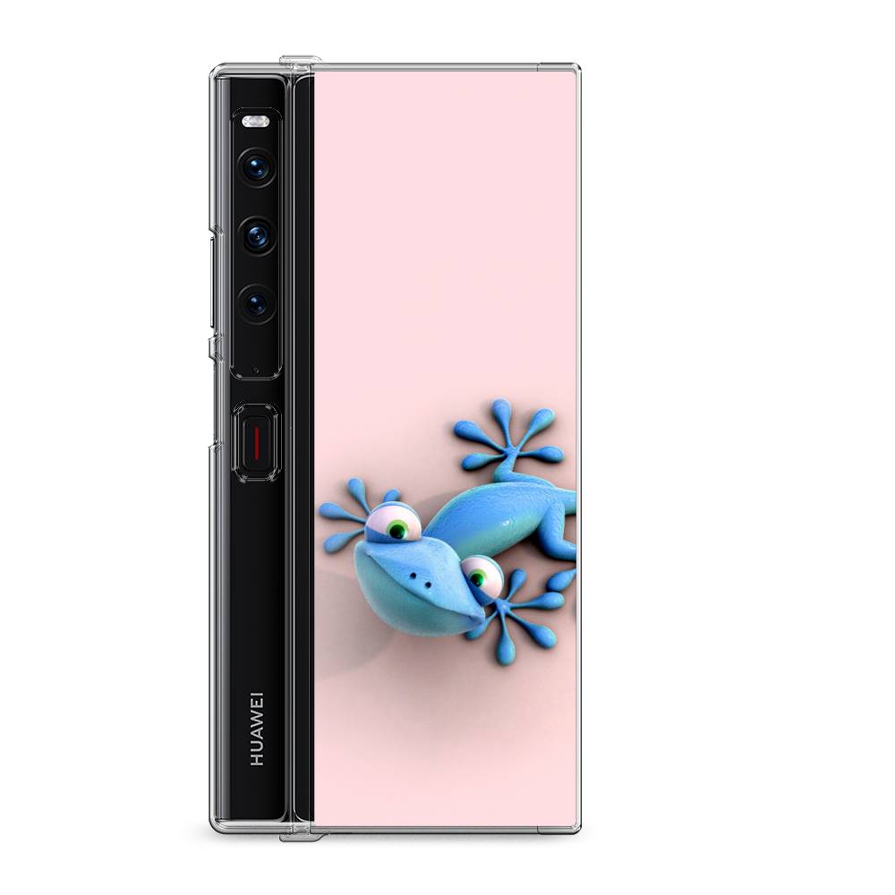 

Силиконовый чехол "Голубая ящерка" на Huawei Mate Xs 2 / Хуавеи Мате Xs 2