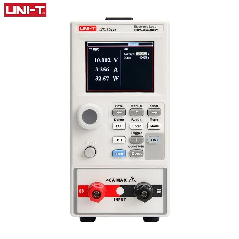 Нагрузка электронная Uni-T UTL8211+, 150в, 40а, 400вт, 1-канал, RS232