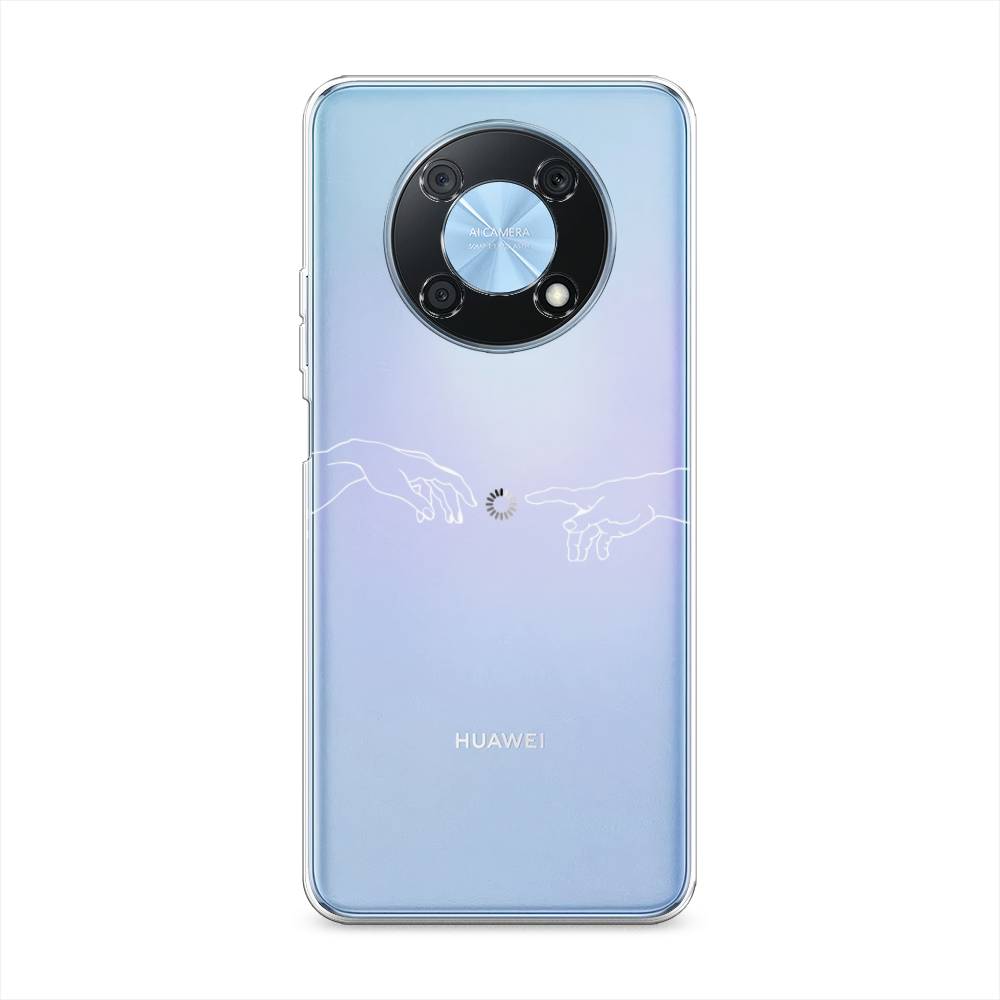 

Чехол Awog на Huawei Nova Y90 "Загрузка творения", Белый;прозрачный