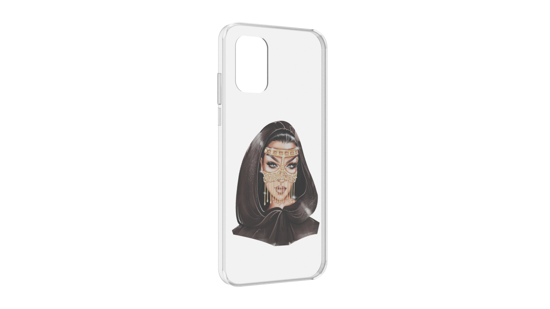 

Чехол MyPads девушка-в-золотой-маске для Nokia G21, Прозрачный, Tocco