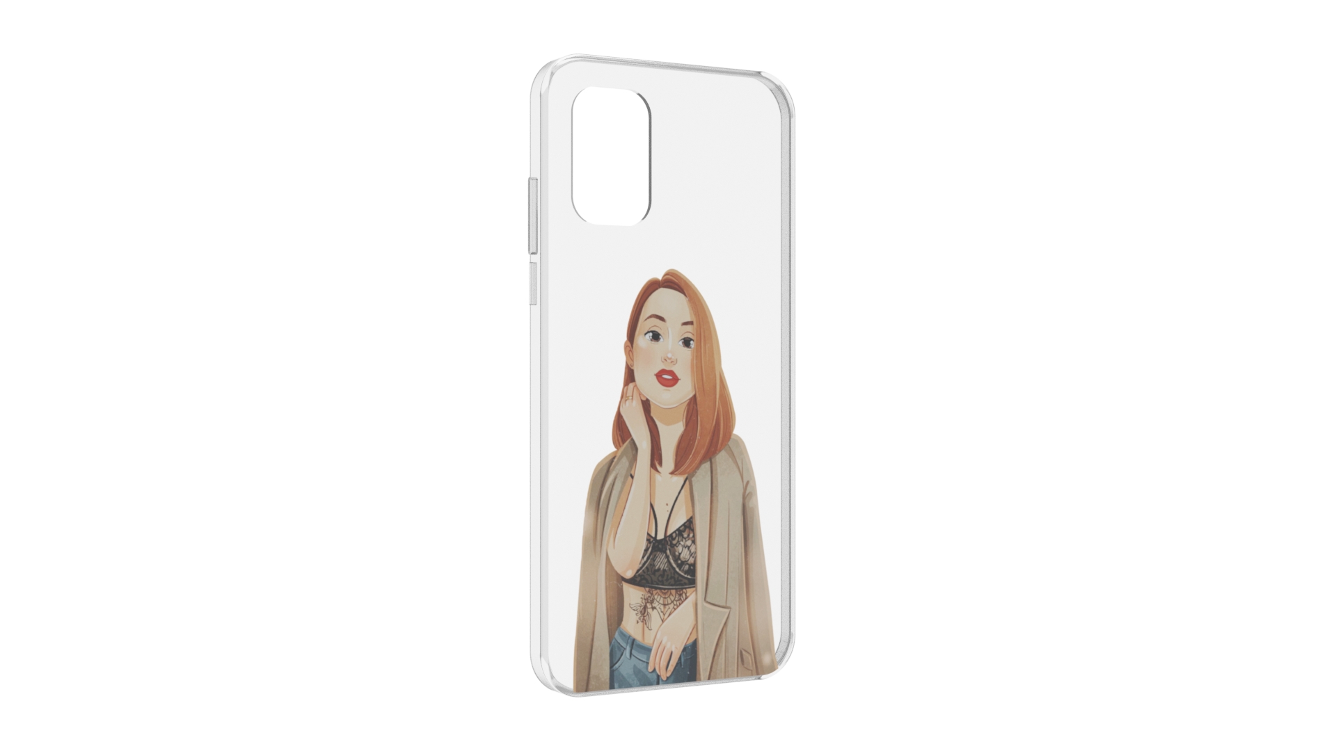 

Чехол MyPads девушка-в-кружевном-2 для Nokia G21, Прозрачный, Tocco