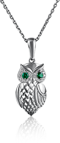 

Кулон из белого золота PLATINA jewelry 03-2338-00-404-1120-03, фианит, 03-2338-00-404-1120-03