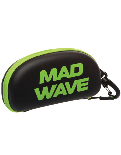 фото Чехол / футляр / для плавательных очков mad wave goggle case, цвет зеленый (10w) madwave