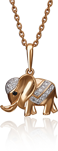 

Кулон из красного золота PLATINA jewelry 03-2362-00-403-1110-03, фианит, 03-2362-00-403-1110-03