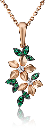 

Кулон из красного золота PLATINA jewelry 03-2366-00-404-1110-03, фианит, 03-2366-00-404-1110-03