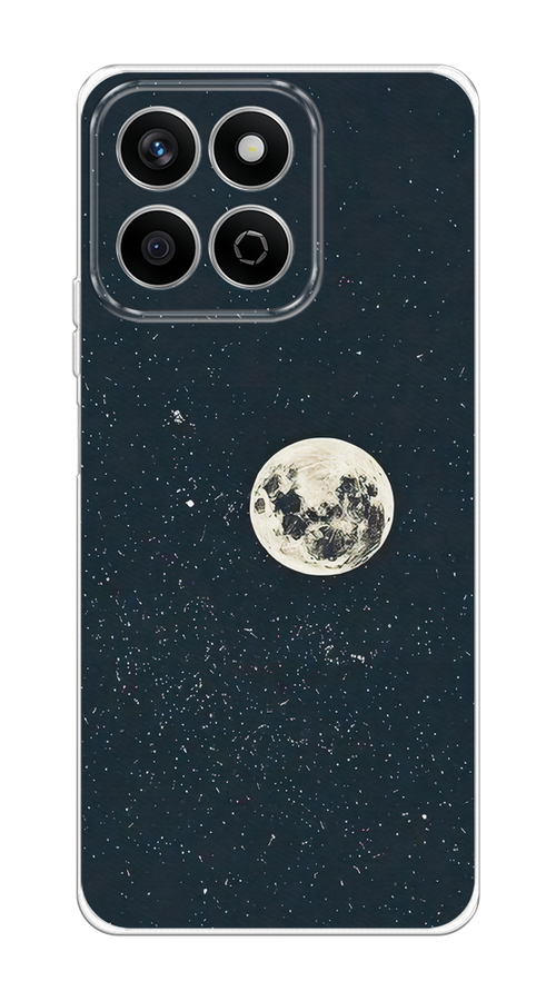 

Чехол на Honor X7c Полнолуние, Бордовый, 6125250-1