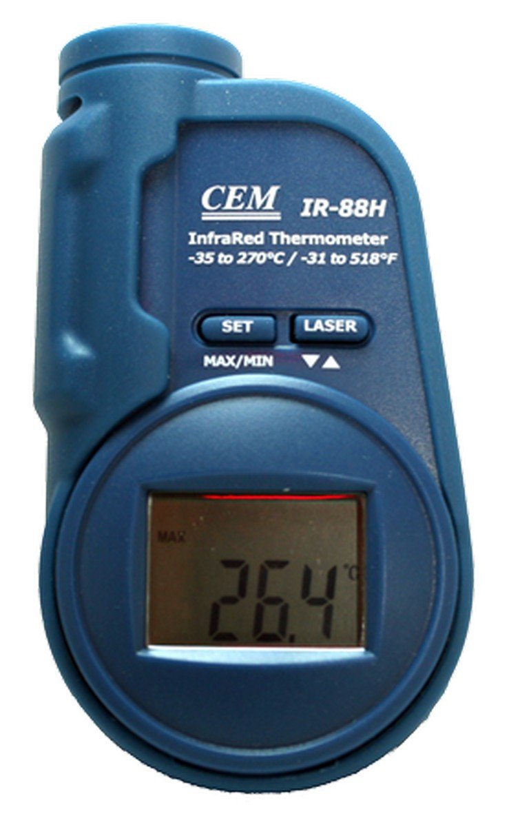 Пирометр с будильником CEM-Instruments IR-88H термометр бесконтактный пирометр icartool ic m650