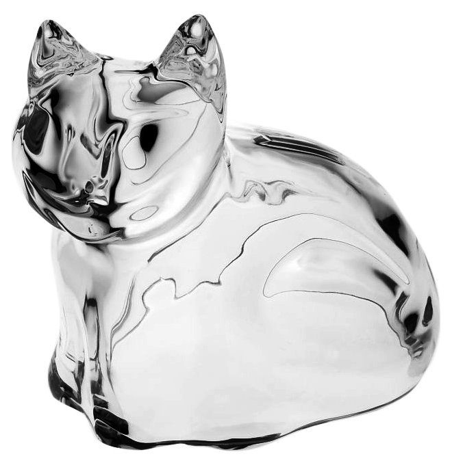 фото Копилка 17,5 см crystal bohemia "кошка" 170082
