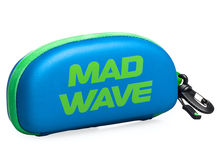 фото Чехол / футляр / для плавательных очков mad wave goggle case, цвет синий (03w) madwave