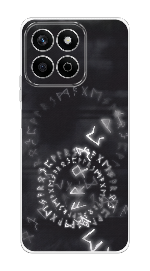 

Чехол на Honor X7c Руны, Серый;черный, 6125250-1