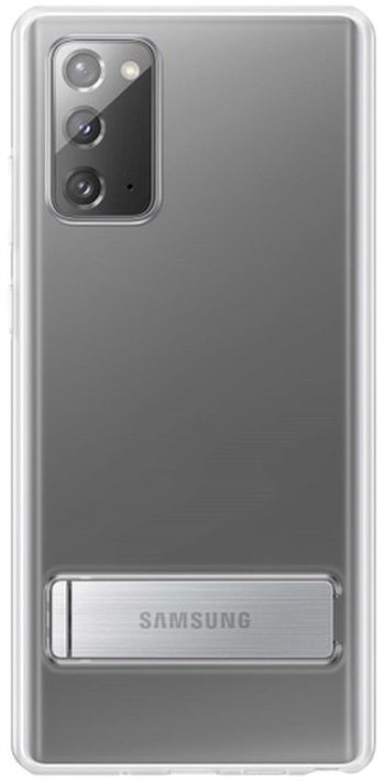 фото Чехол samsung clear standing cover для samsung note 20 transparent