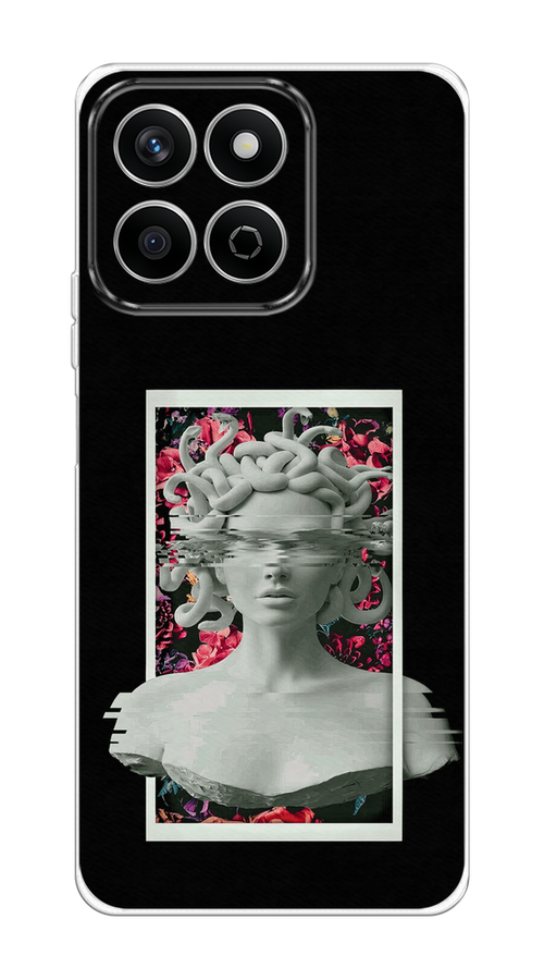 

Чехол на Honor X7c Web Punk Медуза Горгона, Черный;серый, 6125250-1