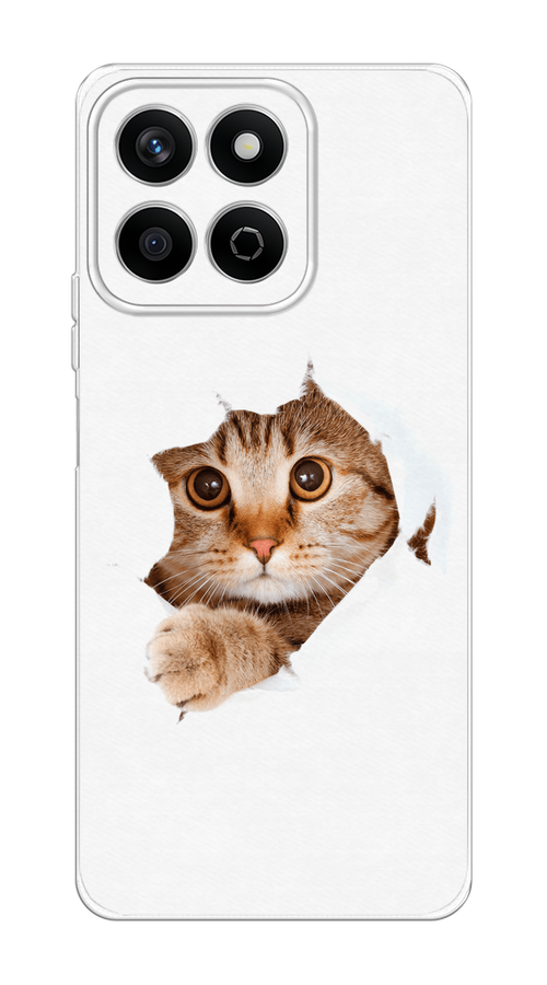 

Чехол на Honor X7c Кот и бумага, Белый;коричневый, 6125250-1