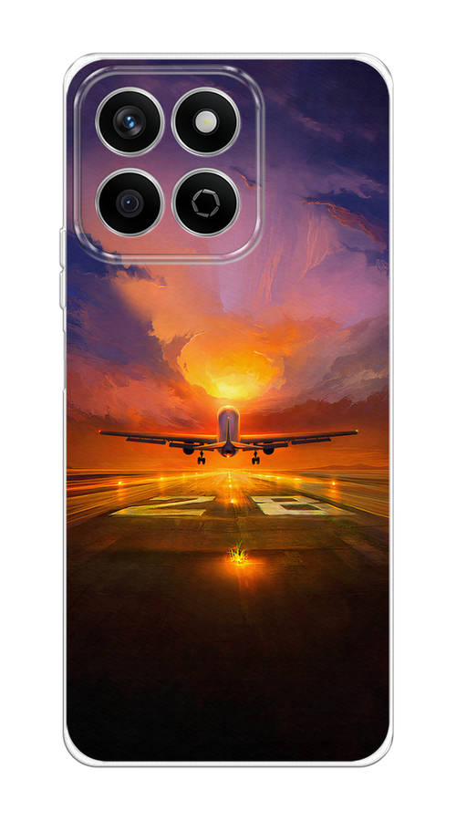 

Чехол на Honor X7c Самолет на посадке, Оранжевый;синий, 6125250-1