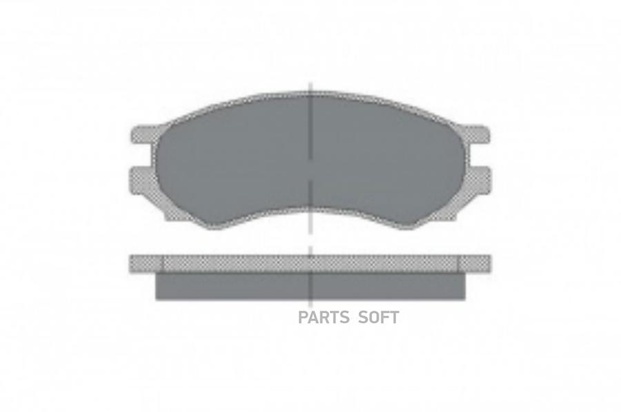 

Тормозные колодки SCT дисковые SP156