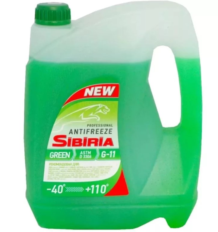 фото Антифриз sibiria -40 green g11 5 кг, штука sintec 800214