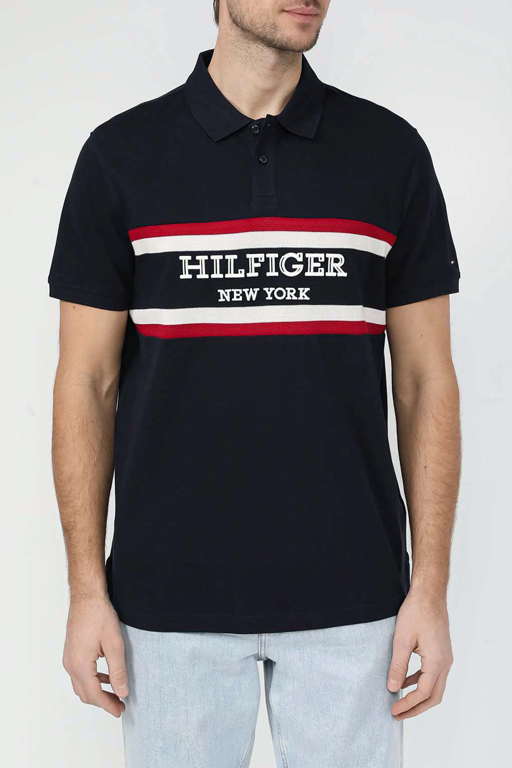 Футболка мужская Tommy Hilfiger MW0MW33590 синяя M