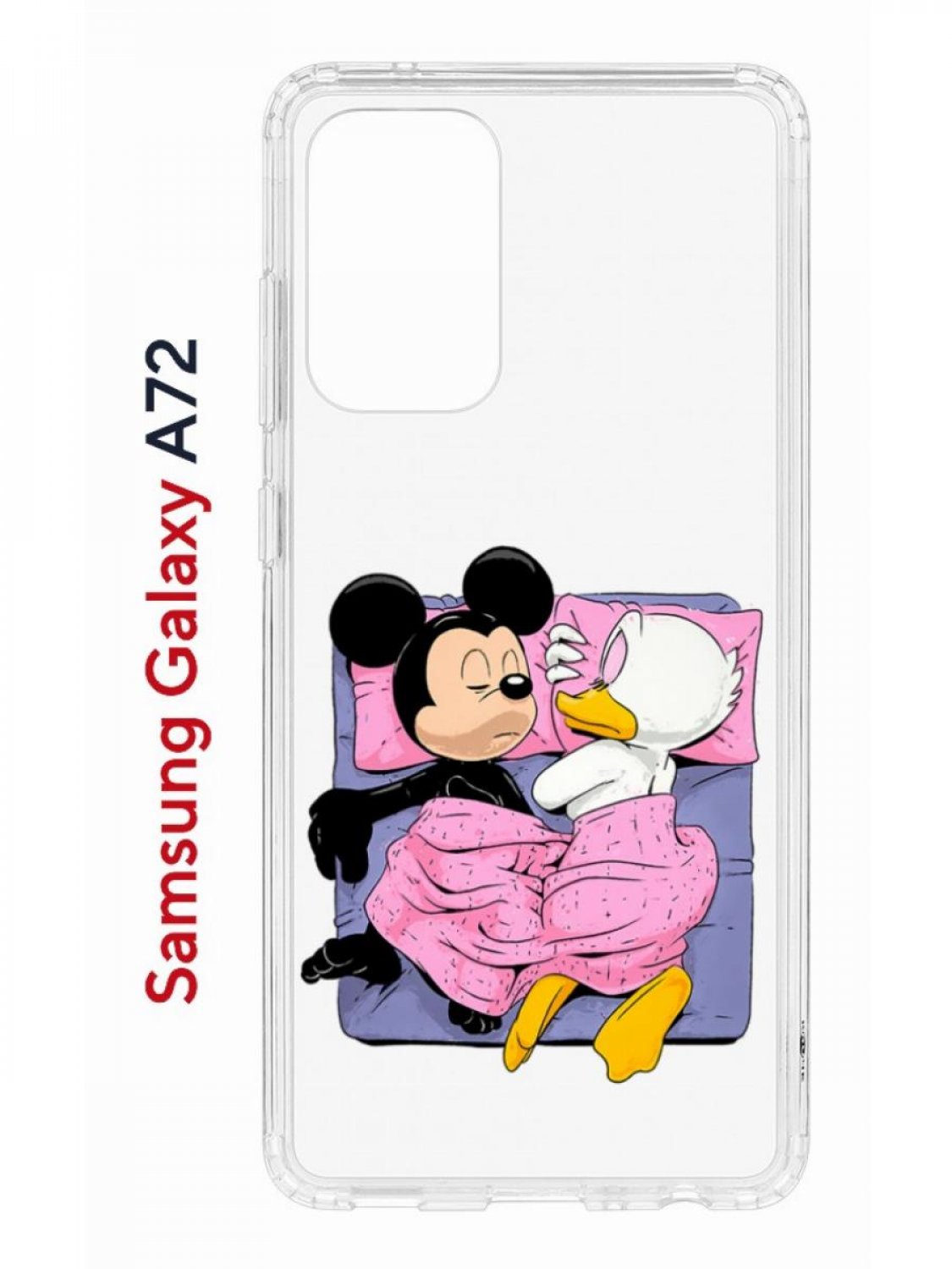Чехол на Samsung A72 Kruche Print This is life,противоударный бампер,с защитой камеры