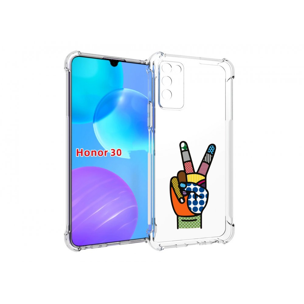 

Чехол MyPads йоу пальчики для Huawei Honor 30 Lite, Tocco