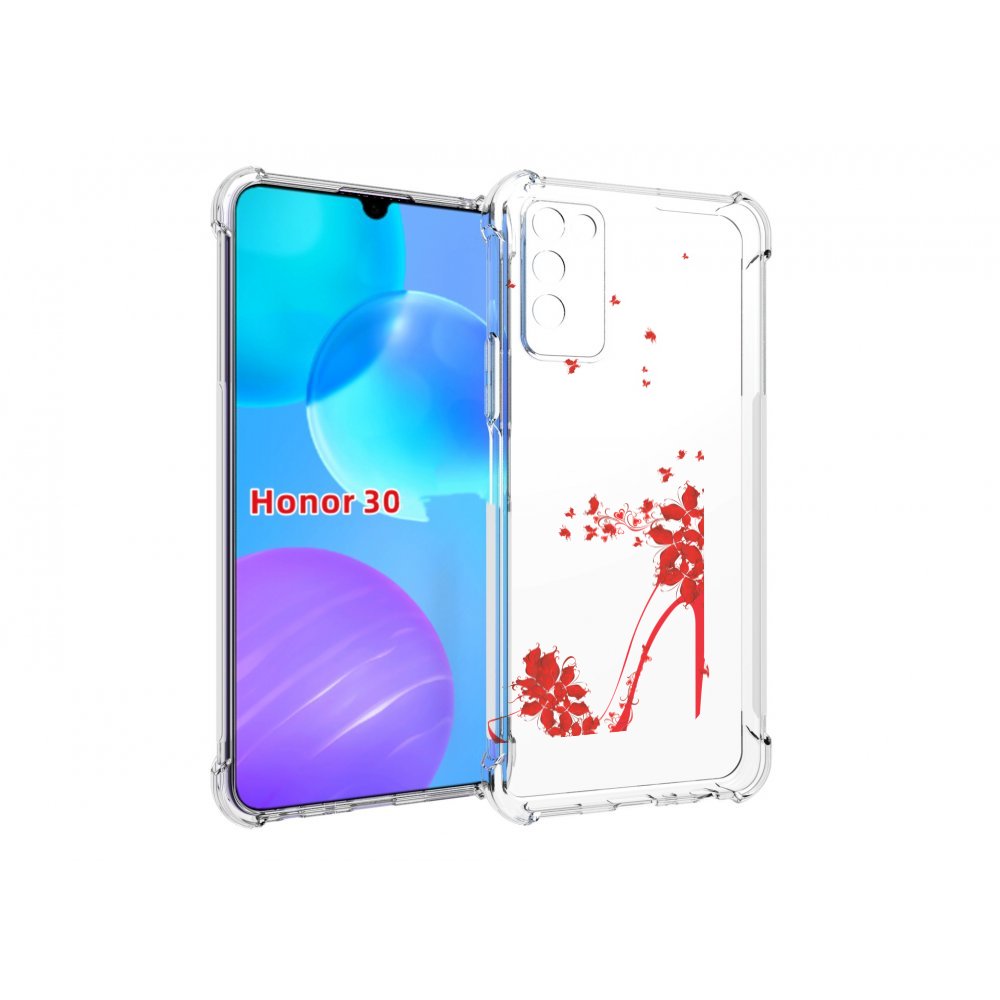 

Чехол MyPads каблук-в-цветах для Huawei Honor 30 Lite, Tocco