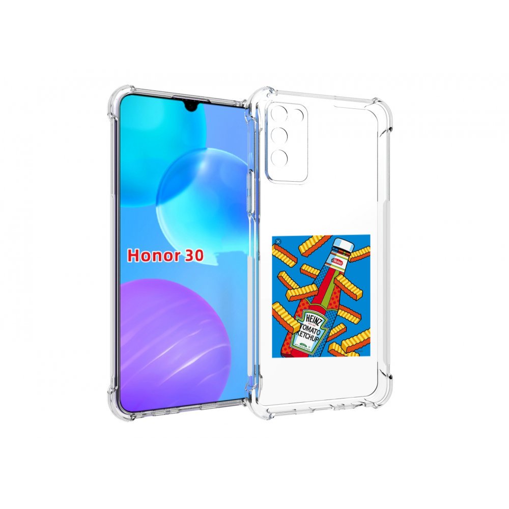 

Чехол MyPads картошка с соусом для Huawei Honor 30 Lite, Tocco