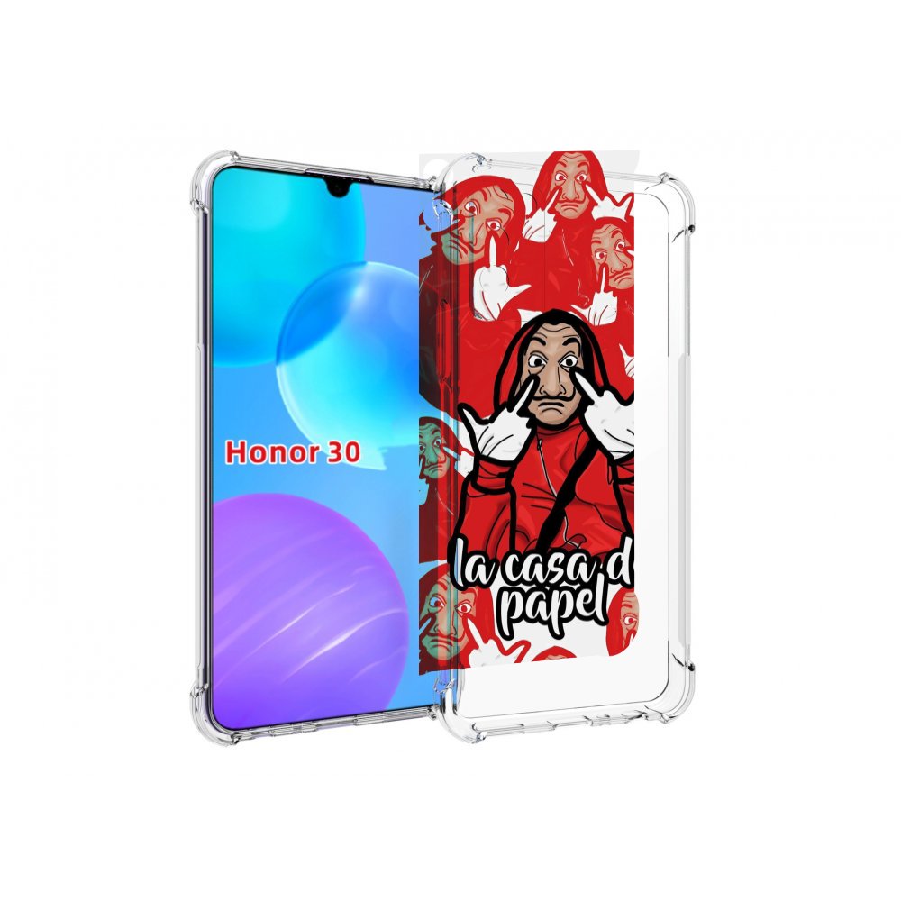 

Чехол MyPads комикс-бумажный-дом для Huawei Honor 30 Lite, Tocco