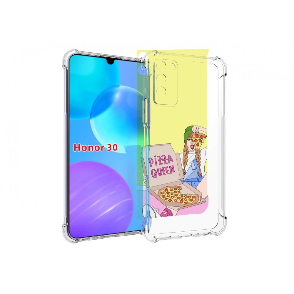 

Чехол MyPads королева-пиццы женский для Huawei Honor 30 Lite, Tocco