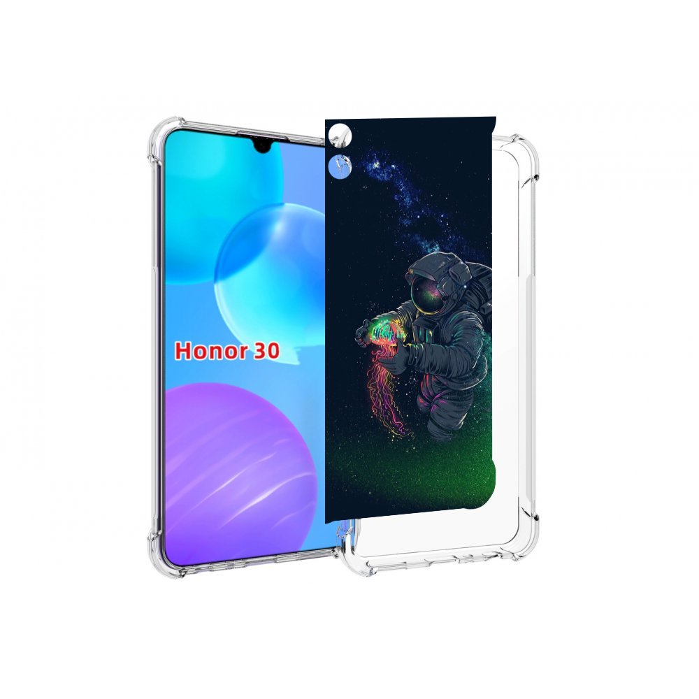 

Чехол MyPads космонавт-с-оружием-арты для Huawei Honor 30 Lite, Tocco