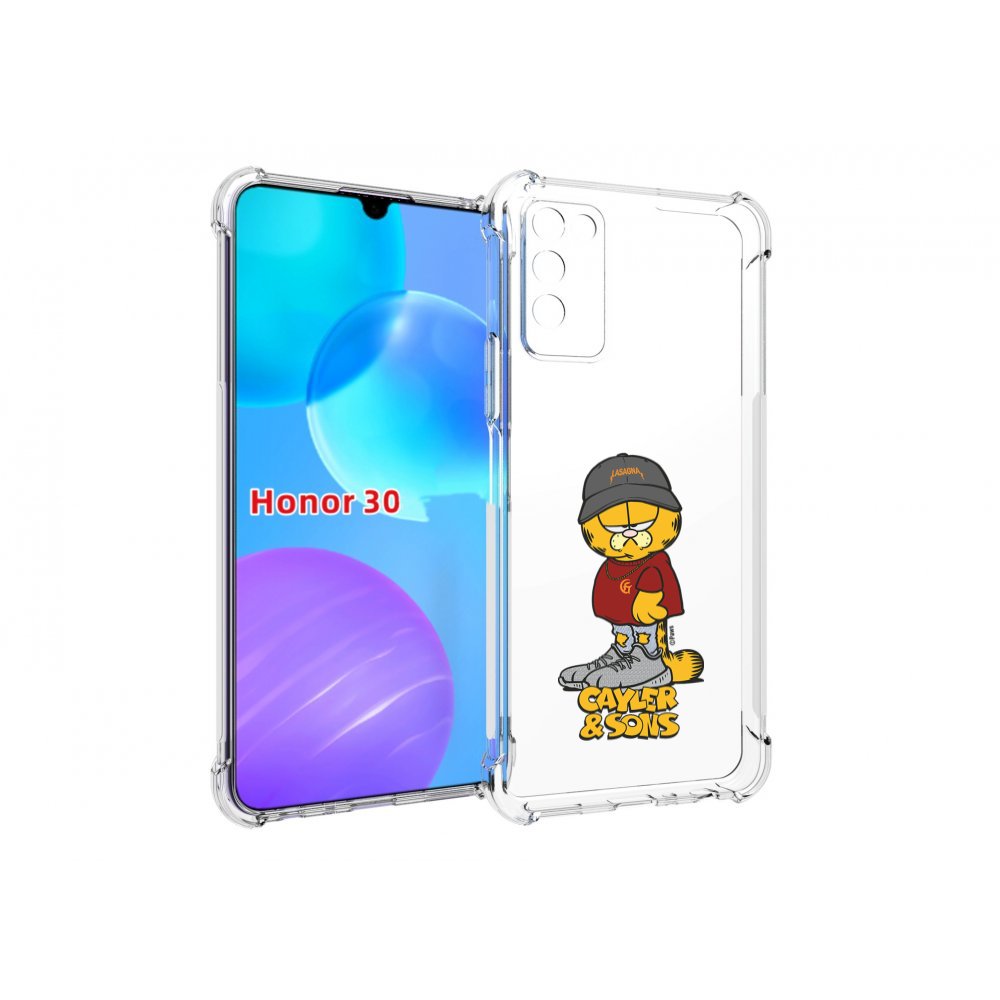

Чехол MyPads кот-в-кроссовках для Huawei Honor 30 Lite, Tocco