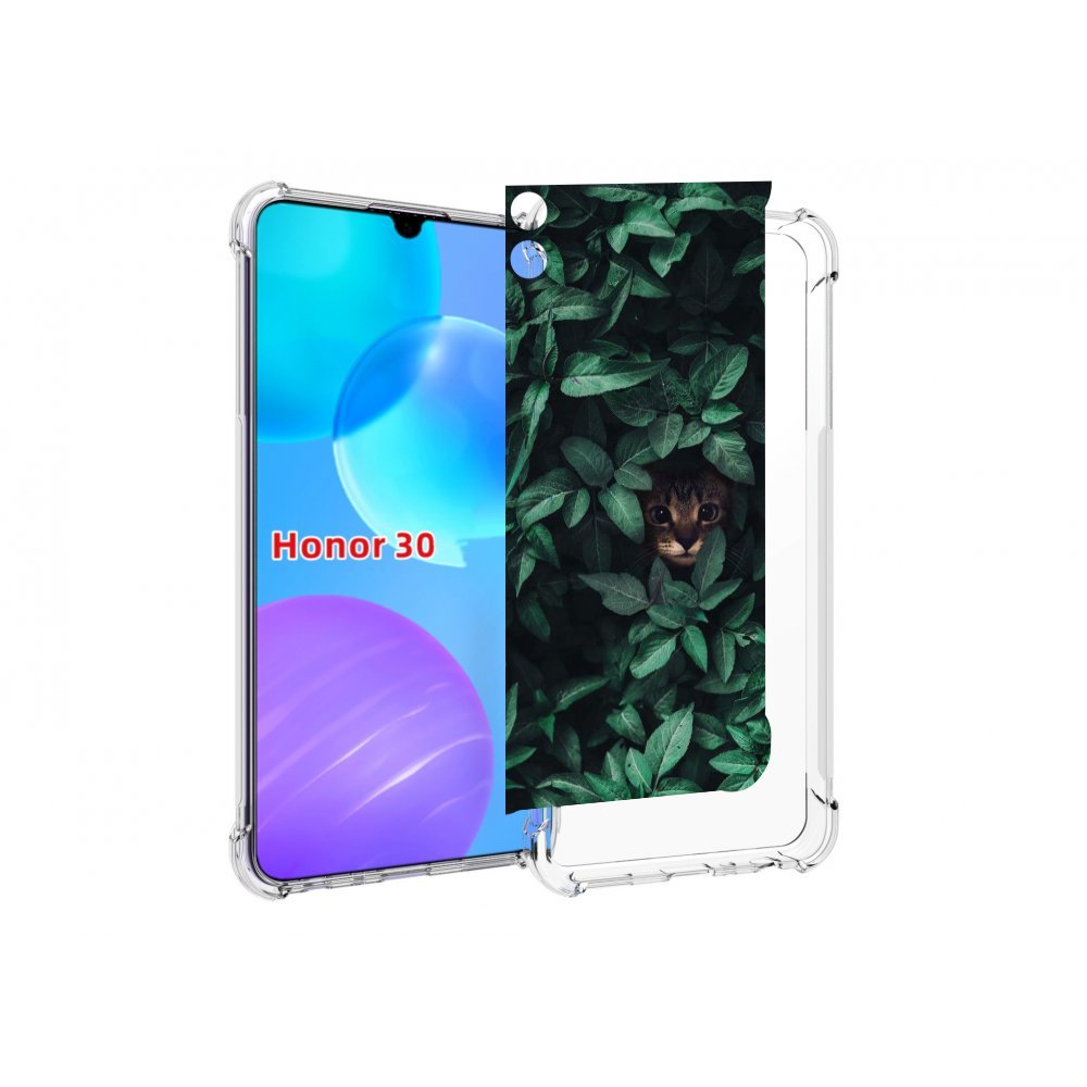 

Чехол MyPads котенок в листьях для Huawei Honor 30 Lite, Tocco
