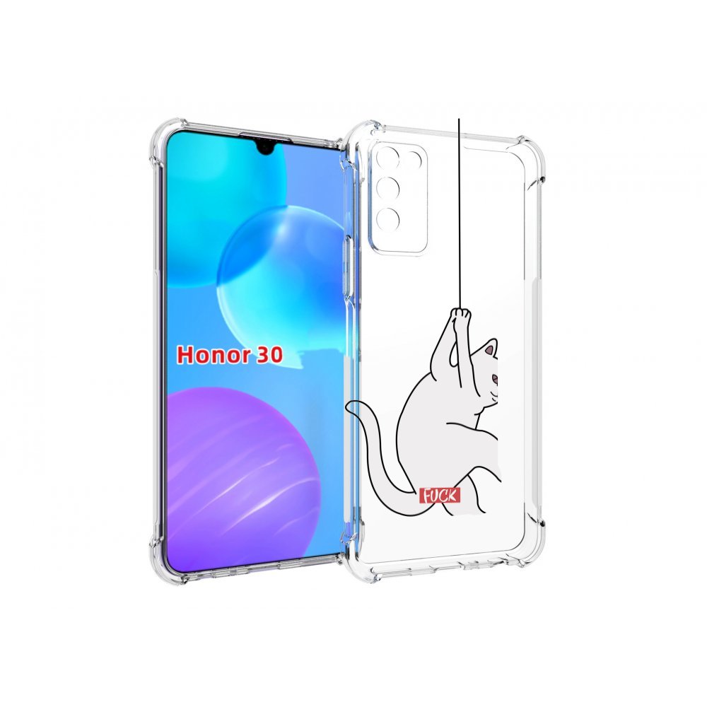 

Чехол MyPads котяра-на-веревке для Huawei Honor 30 Lite, Tocco
