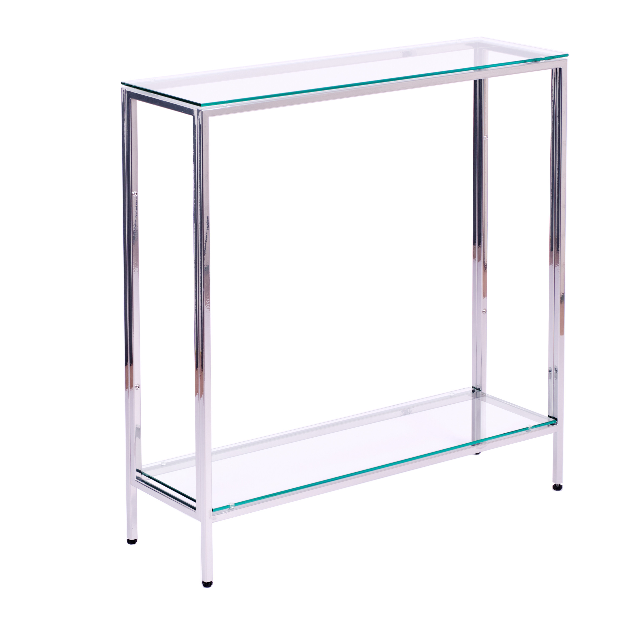 

Консольный стол 1084-CS clear серебряный AllConsoles 80x25x80, 1084