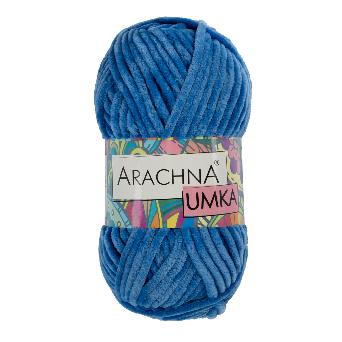 

Пряжа ARACHNA UMKA 100% полиэстер 5 шт. х 100 г 120 м №35 синий, UMKA