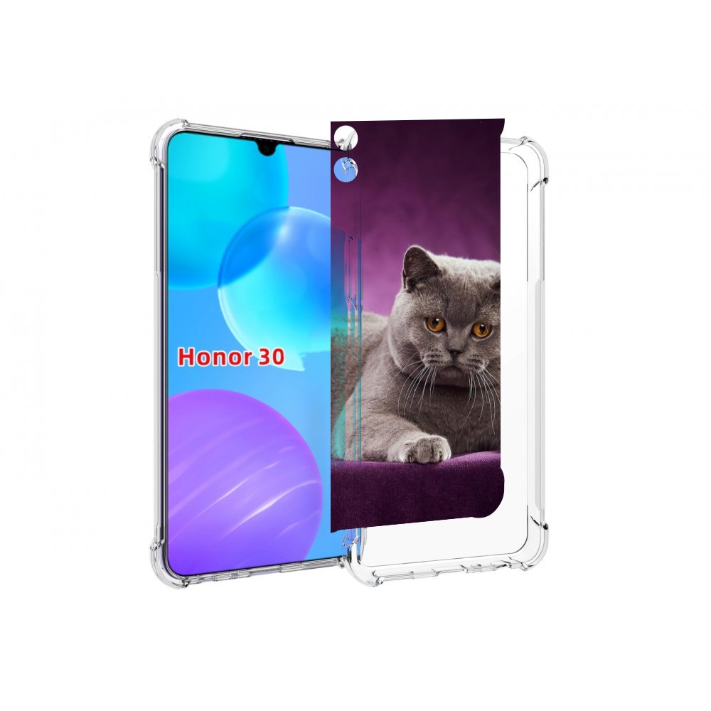 

Чехол MyPads кошка британская короткая для Huawei Honor 30 Lite, Tocco
