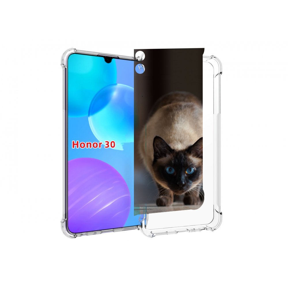 

Чехол MyPads кошка сиамская для Huawei Honor 30 Lite, Tocco
