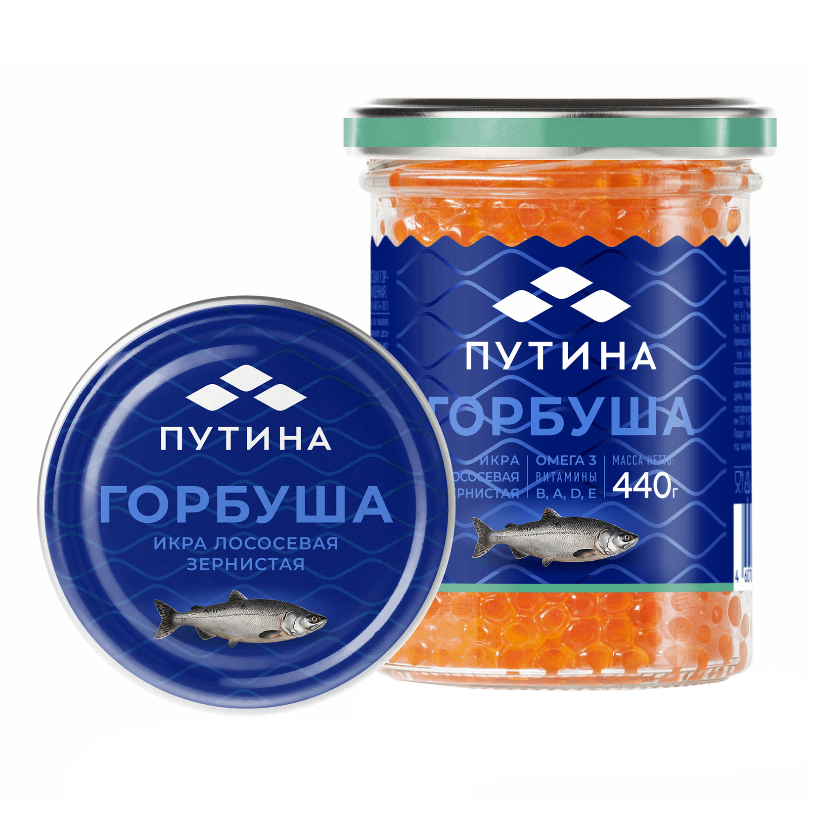 

Икра Путина лососевая зернистая