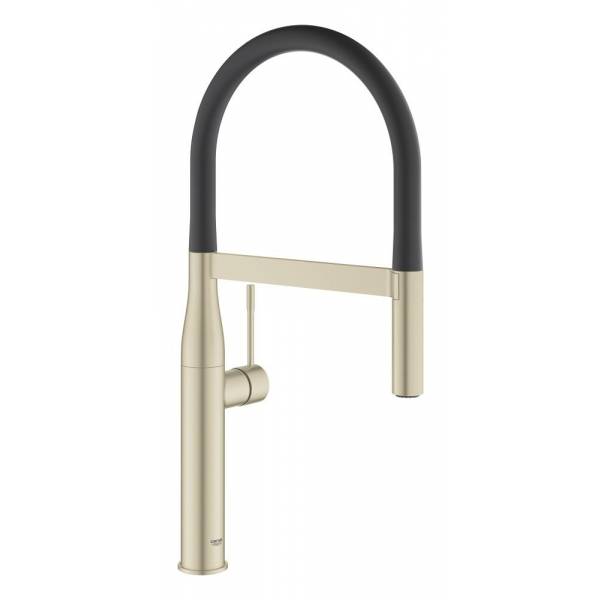 

Смеситель для кухни GROHE Essence New с профессиональной лейкой, никель матовый (30294EN0), Серебристый, 30294EN0