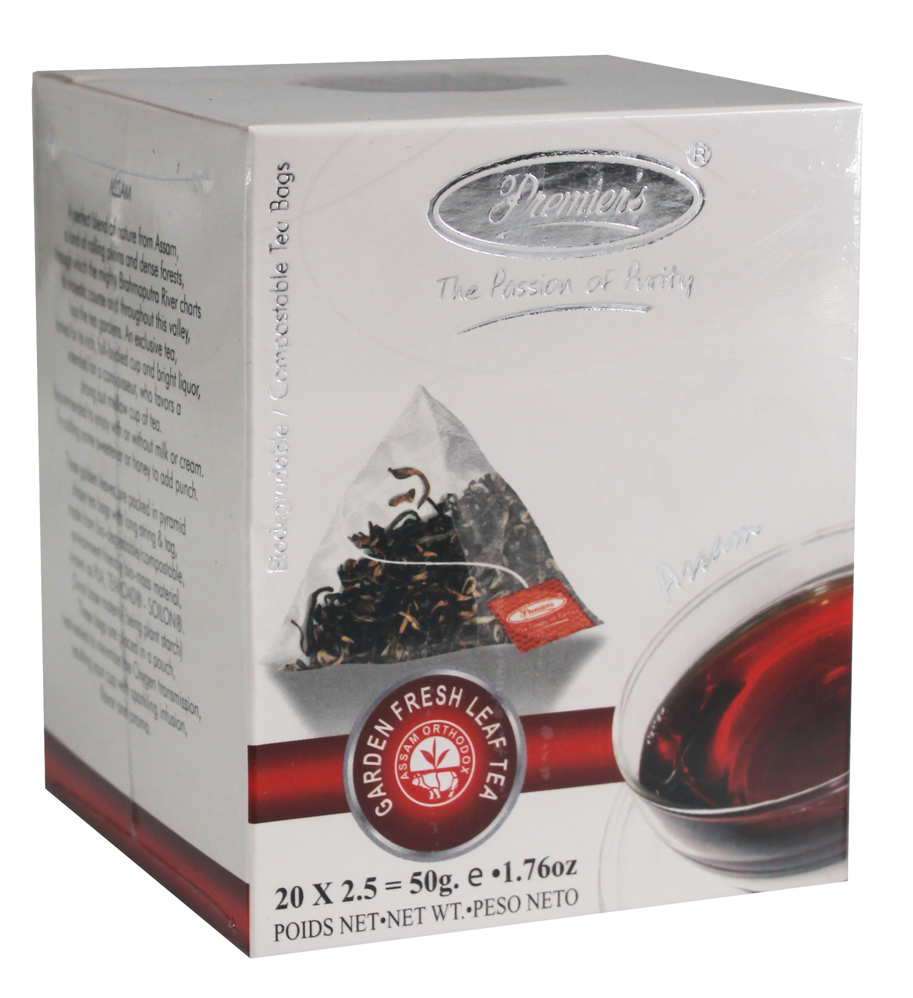 Чай PREMIER`S Assam Black Tea PTNTWC-A, 50 г