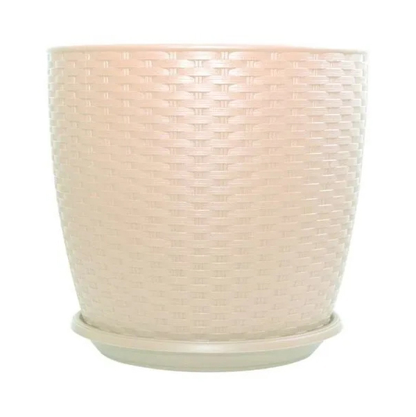 

Горшок для цветов Алеана белая роза