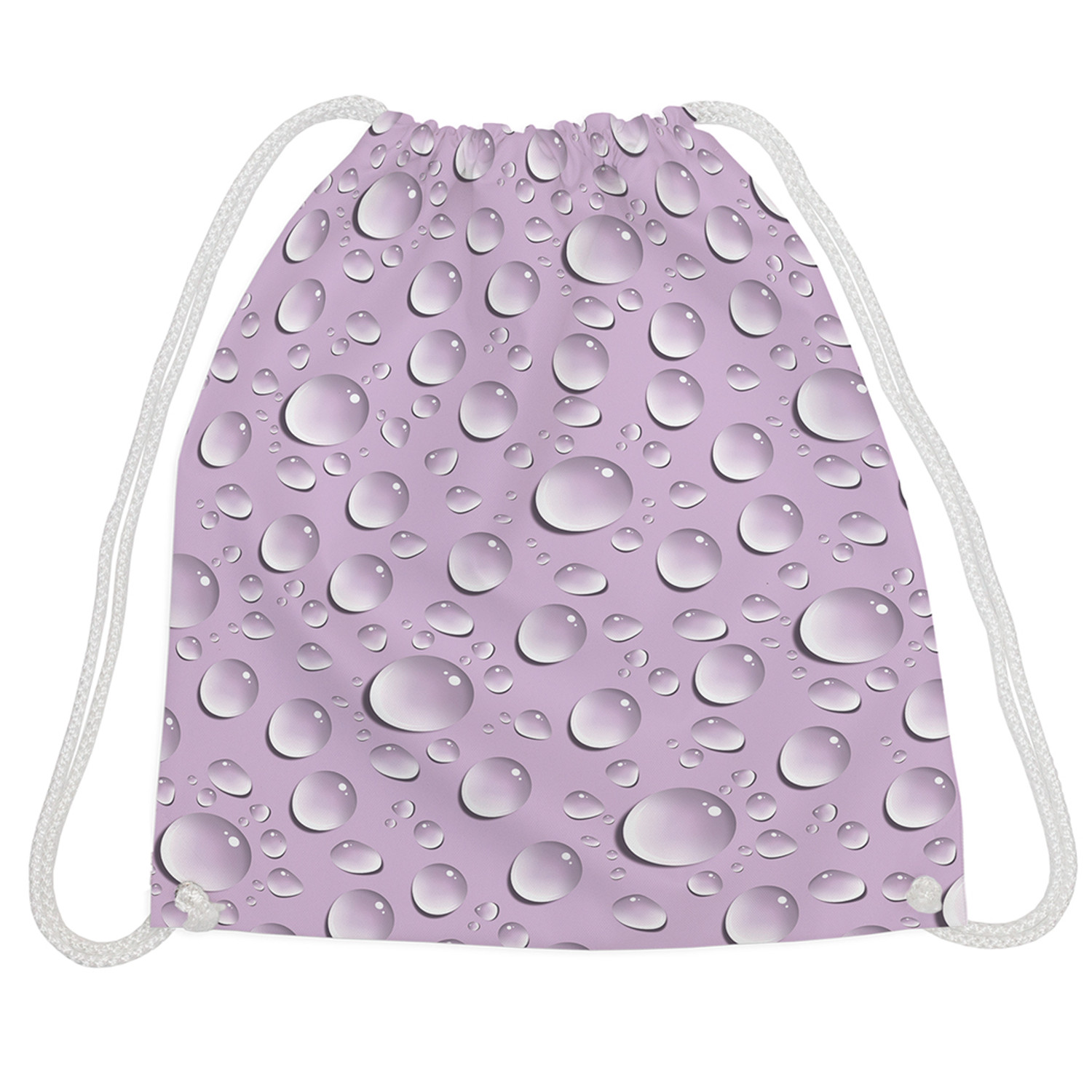 

Мешок для обуви унисекс JoyArty Капли воды розовый, 40х38 см, Фиолетовый, Капли воды