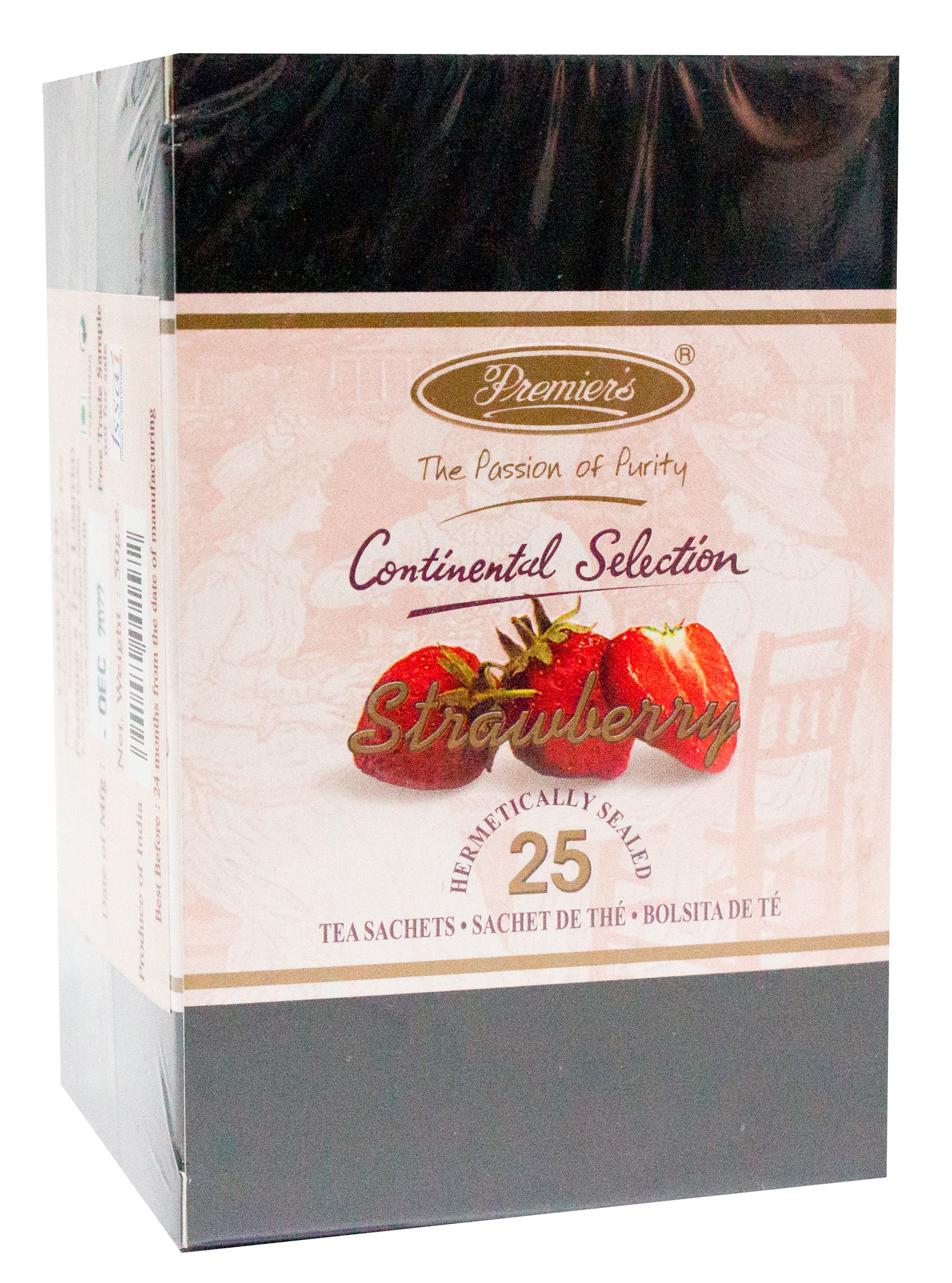 Чай PREMIER`S Stawberry Flavoured Tea PTB-F9, 50 г