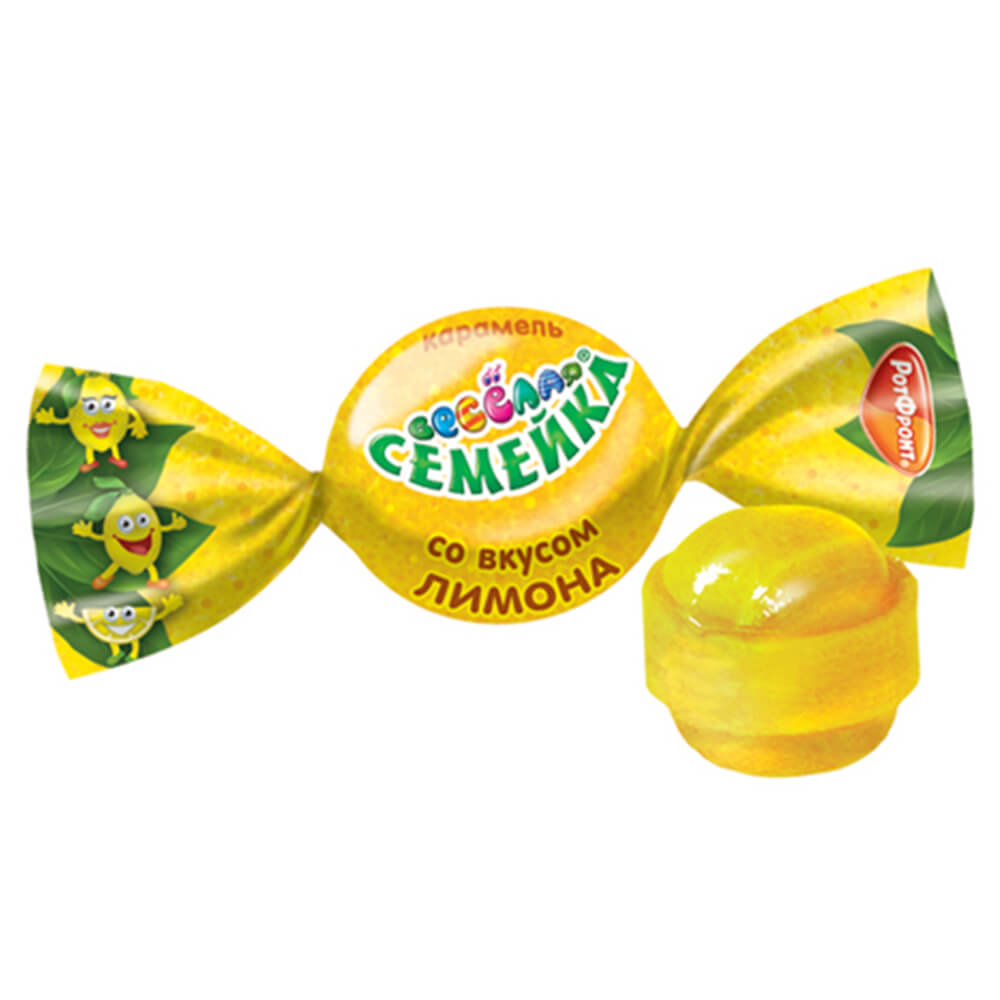 

Карамель Рот Фронт Веселая Семейка со вкусом лимона 200 г