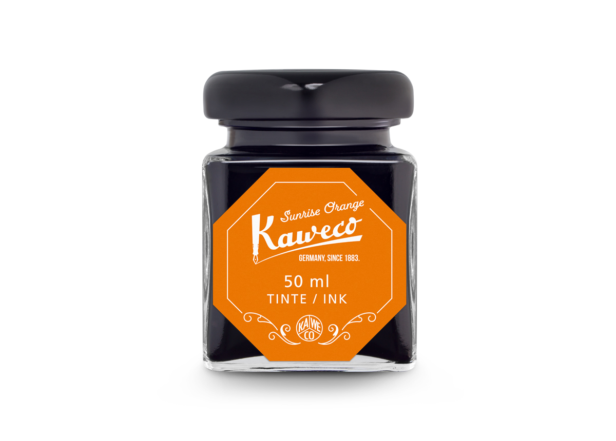 Чернила Kaweco 10002199 стеклянный флакон оранжевые 1шт