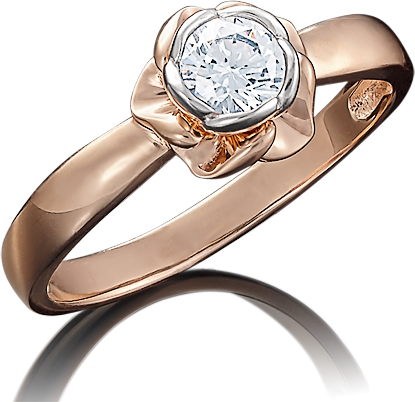 

Кольцо из золота р. 19 PLATINA jewelry 01-4976-00-501-1110-38, фианит, 01-4976-00-501-1110-38